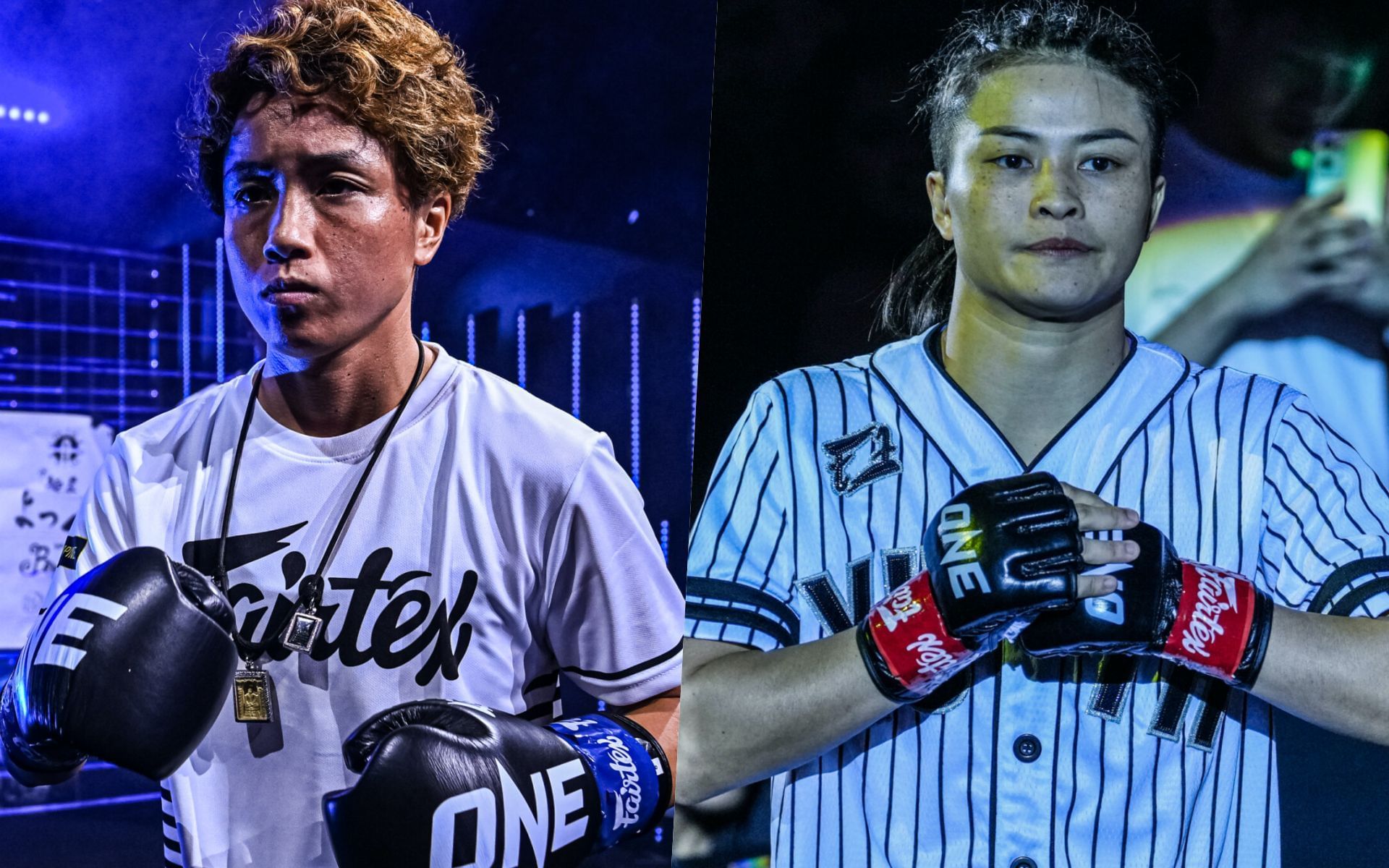 Kana Morimoto (L) vs Stamp Fairtex (R) | Image by ONE Championship