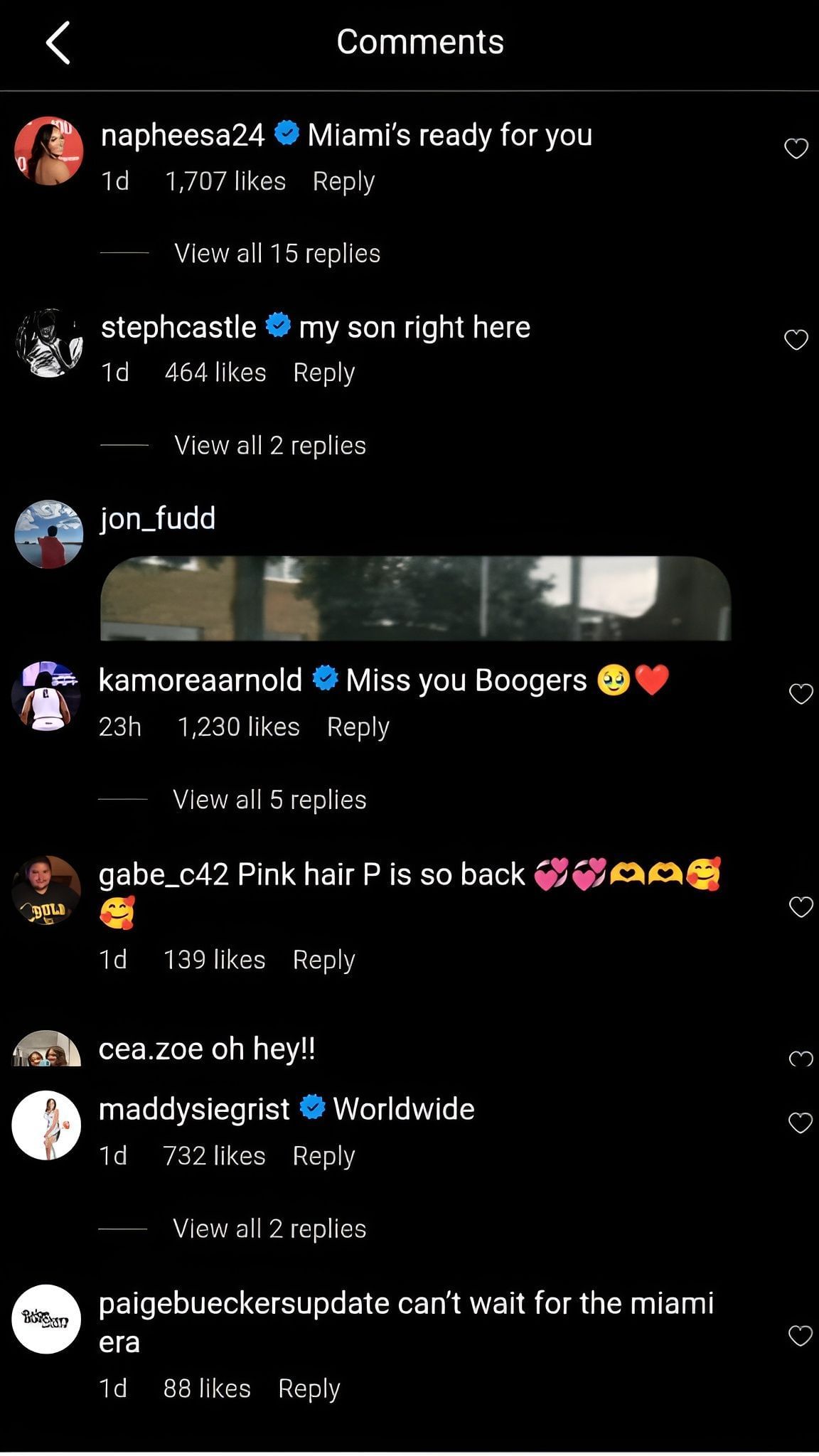 Comments on the post