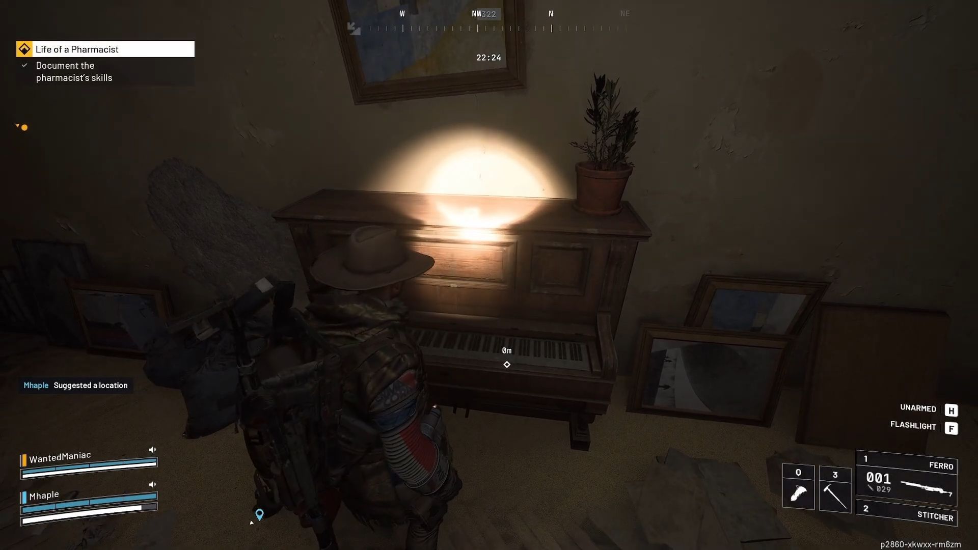 Document the pharmacist's taste by interacting with this table (Image via Embark Studios and YouTube.com/@Mhaple)