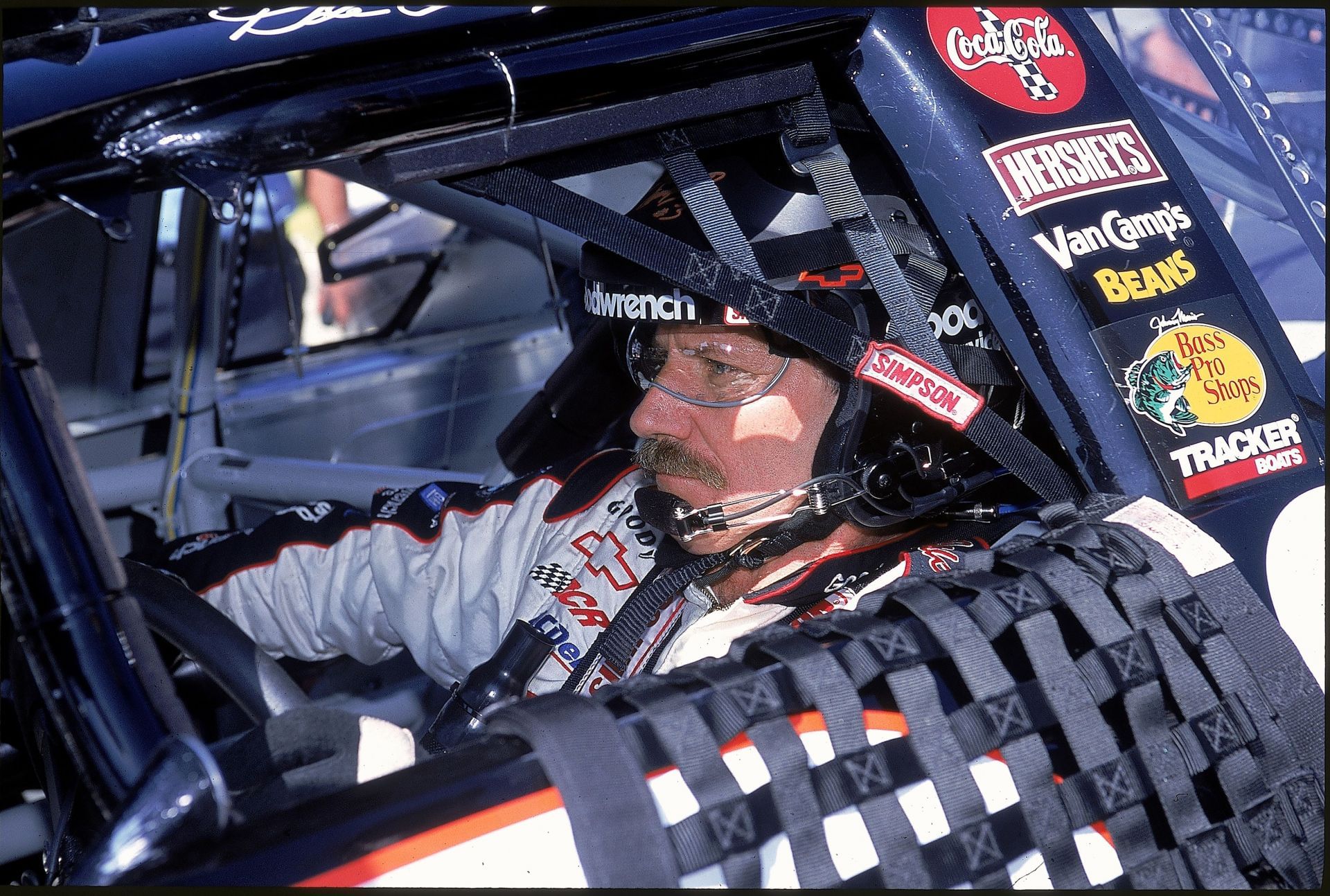 Dale Earnhardt before the 2001 Daytona 500. Source: Getty