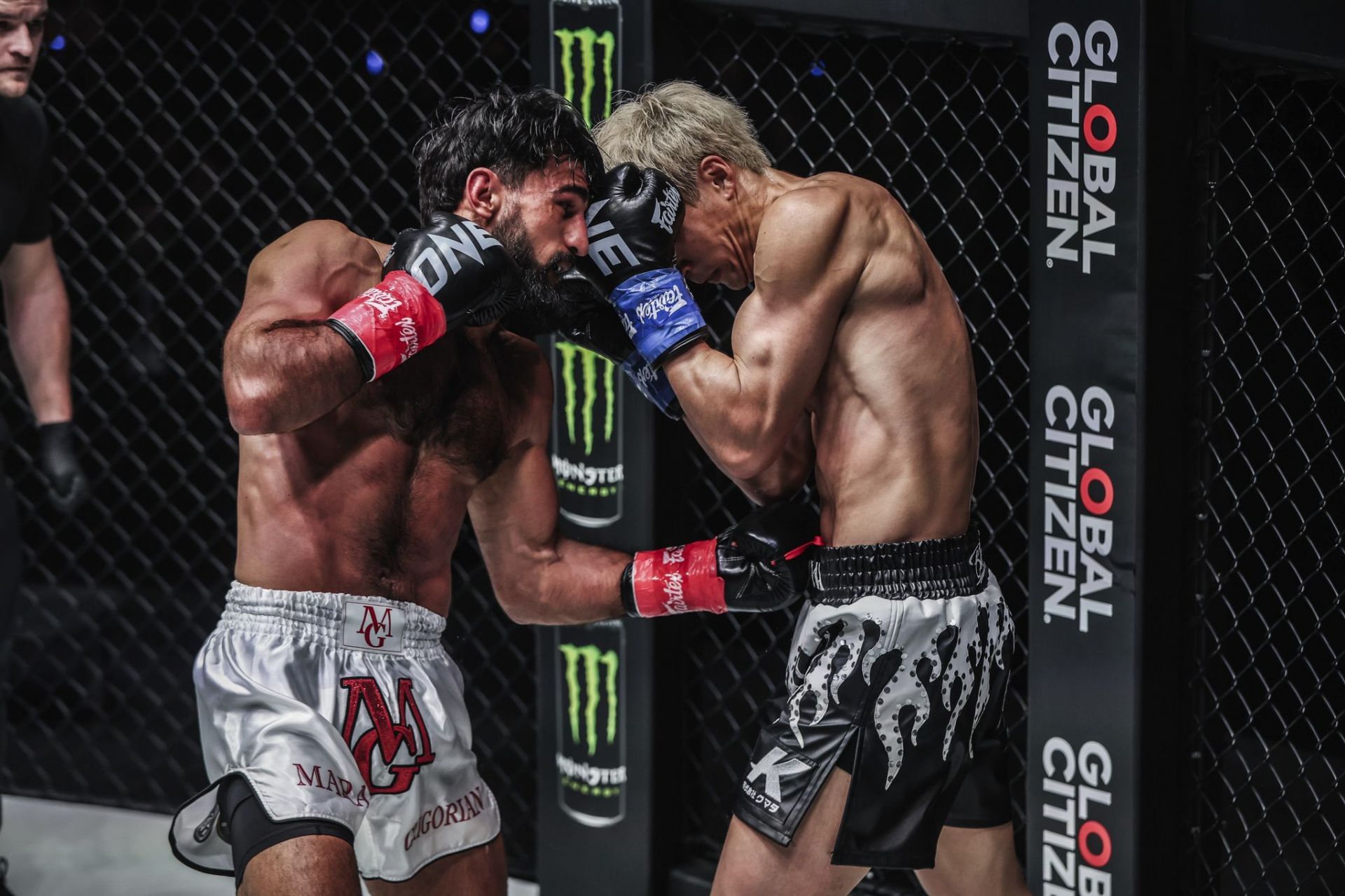 Marat Grigorian (L) vs Rukiya Anpo (R) | Image by ONE Championship