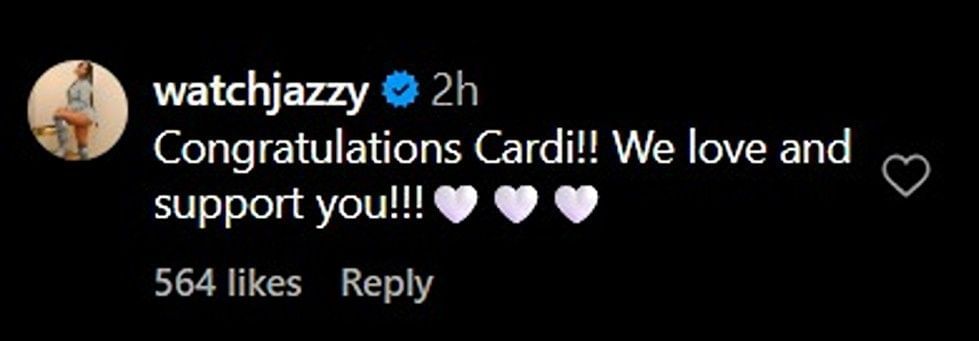 Cam Newton&#039;s GF Jasmine pens heartfelt note to Cardi B welcoming first baby with Stefon Diggs/@iamcardib