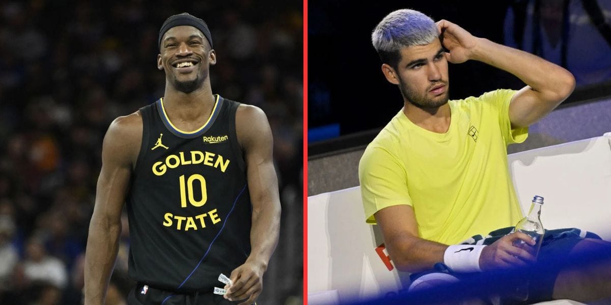 "He thinks Jimmy Butler is still there" - Carlos Alcaraz teased by fans as World No. 1 makes courtside appearance for Miami Heat vs Milwaukee Bucks