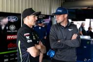 Austin Cindric's (#6 Monster Castrol Racing Ford Mustang GT) co-driver Mark Winterbottom before the Penrite Oil Sandown 500. Source: Getty