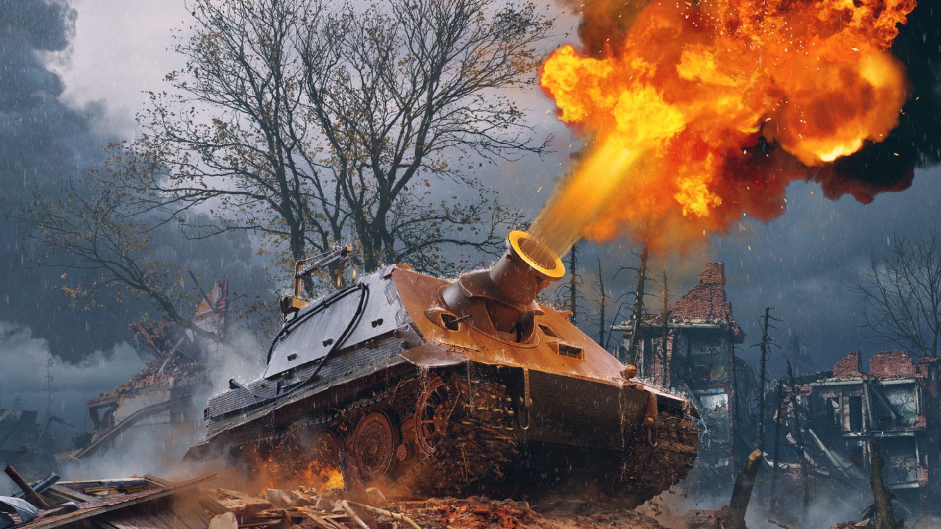 38 cm Sturmm&ouml;rser in War Thunder (Image via Gaijin Entertainment)