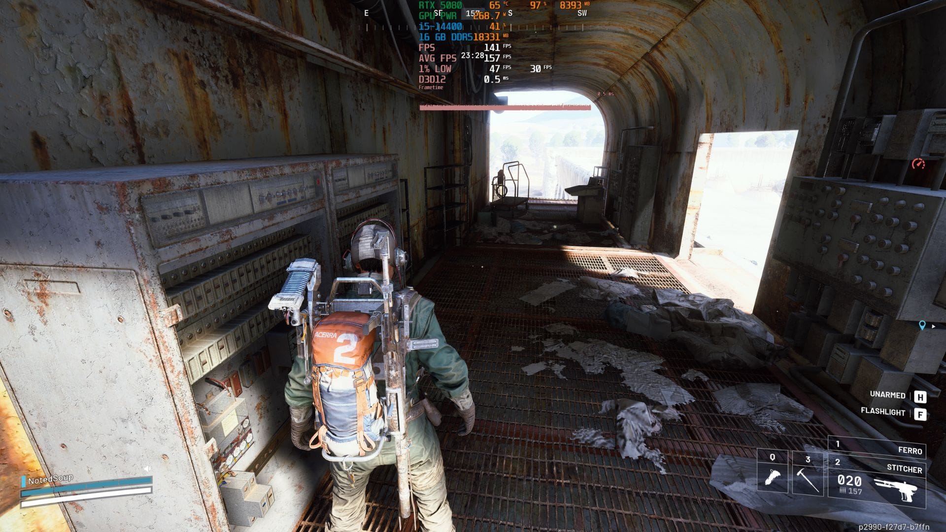 4K gaming performance in ARC Raiders is stable with Frame Generation (Image via Embark Studios)