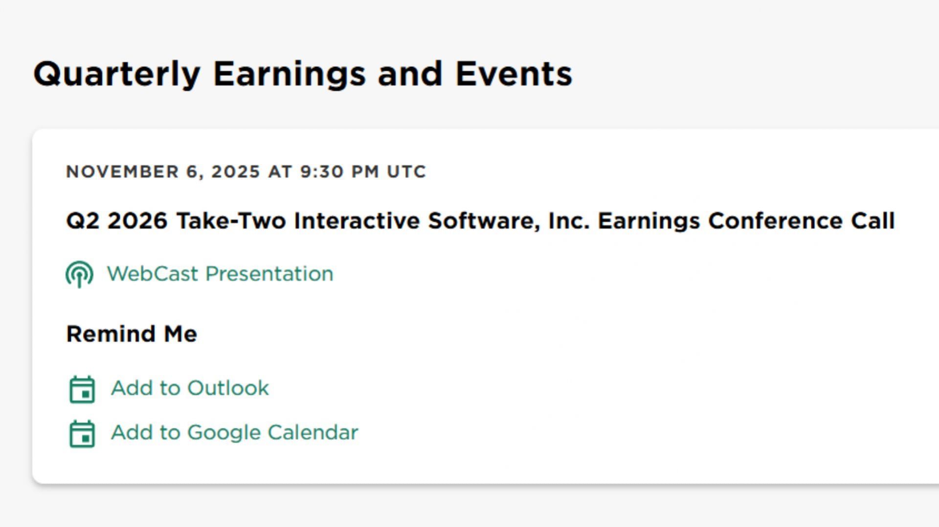 Příští hovor o výdělcích Take Two se uskuteční 6. nebo 7. listopadu v závislosti na časovém pásmu (obrázek přes Take Two Interactive)