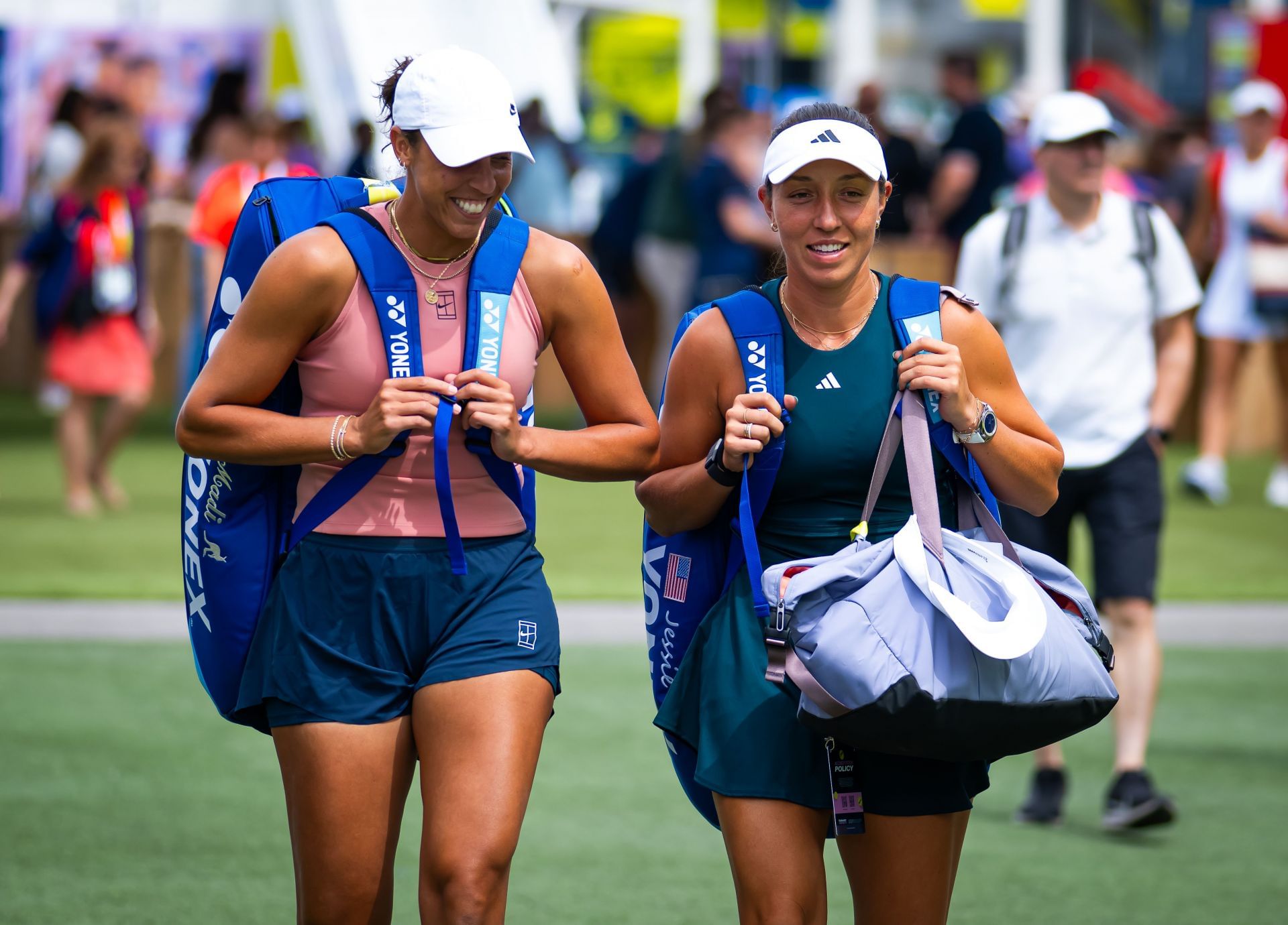 Madison Keys and Jessica Pegula at the 2025 Canadian Open. (Photo: Getty)