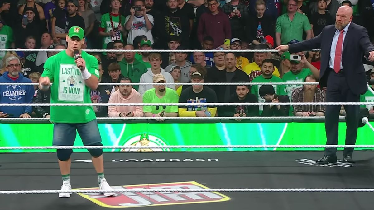 John Cena &amp; Triple H (Image via WWE