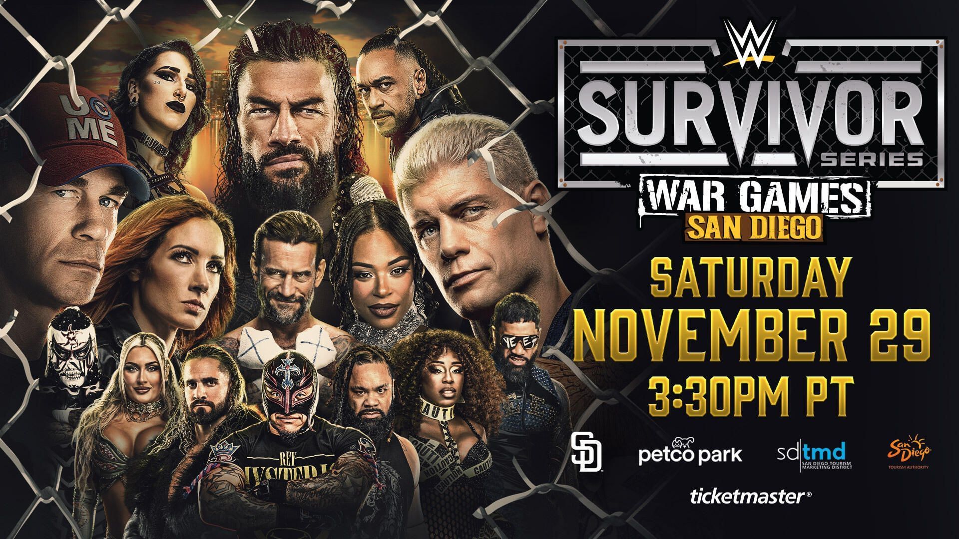 Promotional poster for Survivor Series: WarGames (Image source: wwe.com)