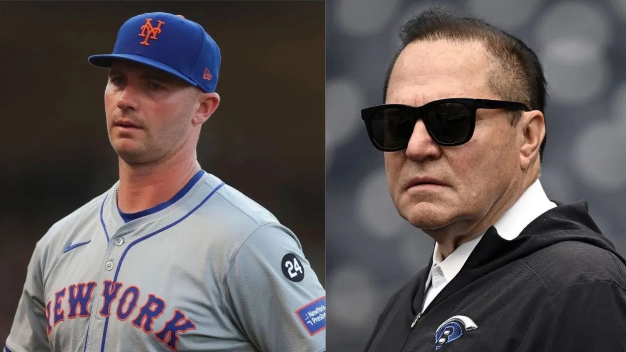 Pete Alonso (L), Scott Boras (R) (Images from - Getty)