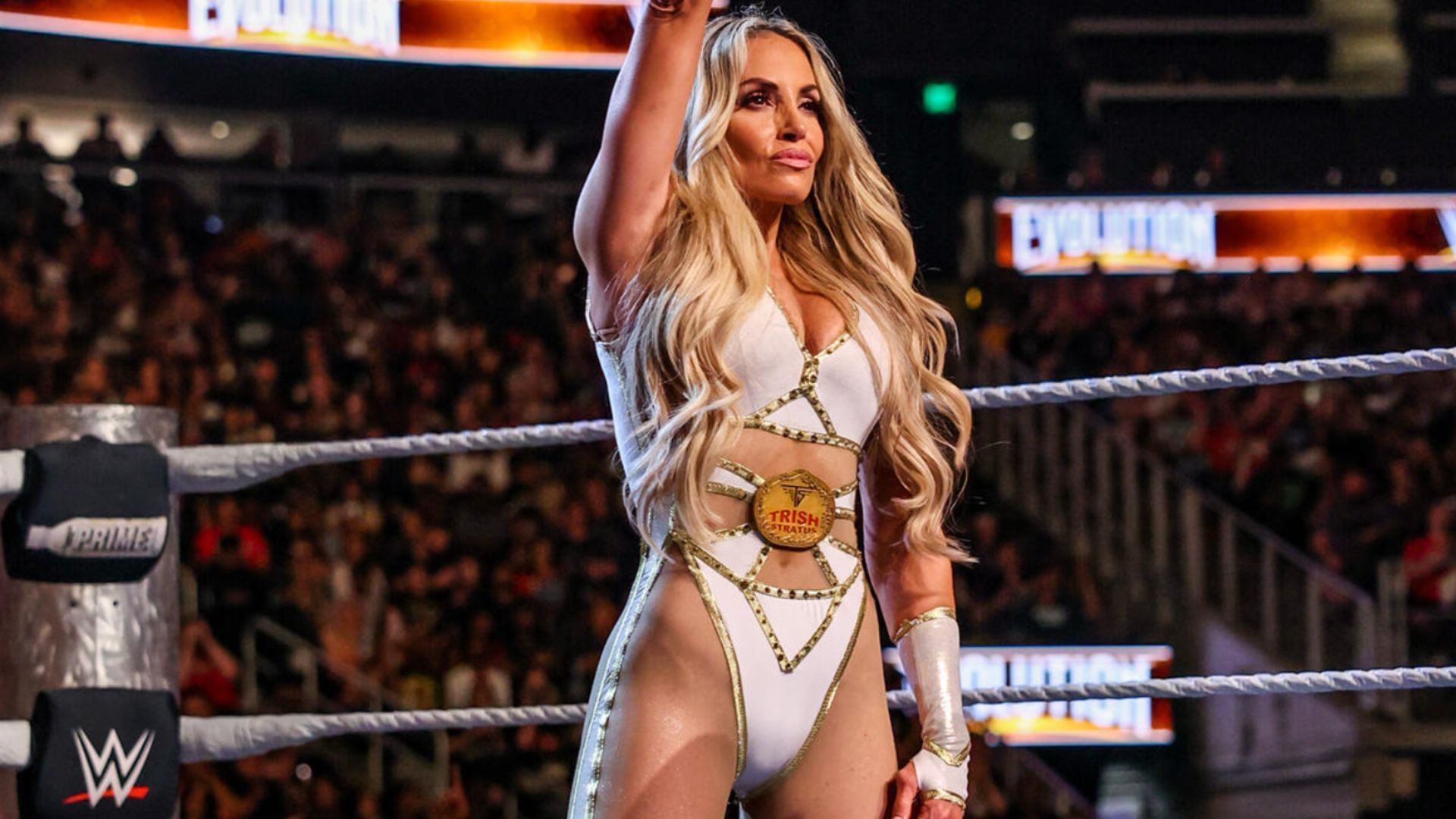 Trish Stratus at WWE Evolution (Picture Credits: WWE.com)