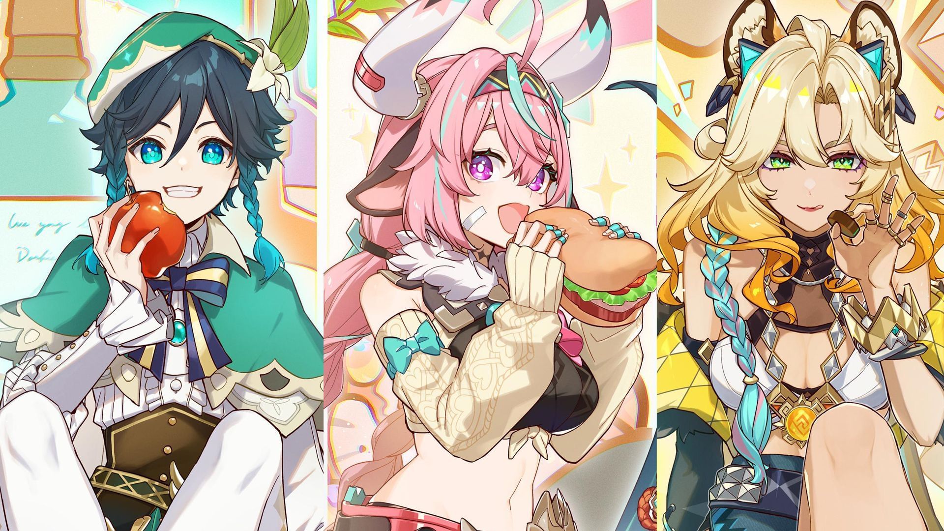 There will be three featured character reruns in Genshin Impact Luna III (Image via HoYoverse)