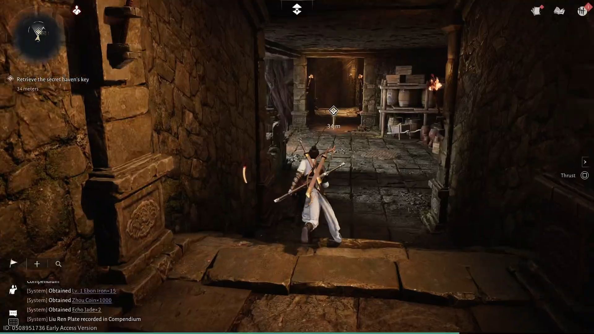 Retrieve belongings from the Secret Haven (Image via NetEase Games)