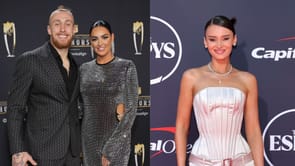 George Kittle's wife Claire beats Cleveland's cold with stunning gameday fit by Kristin Juszczyk's brand for 49ers vs Browns game