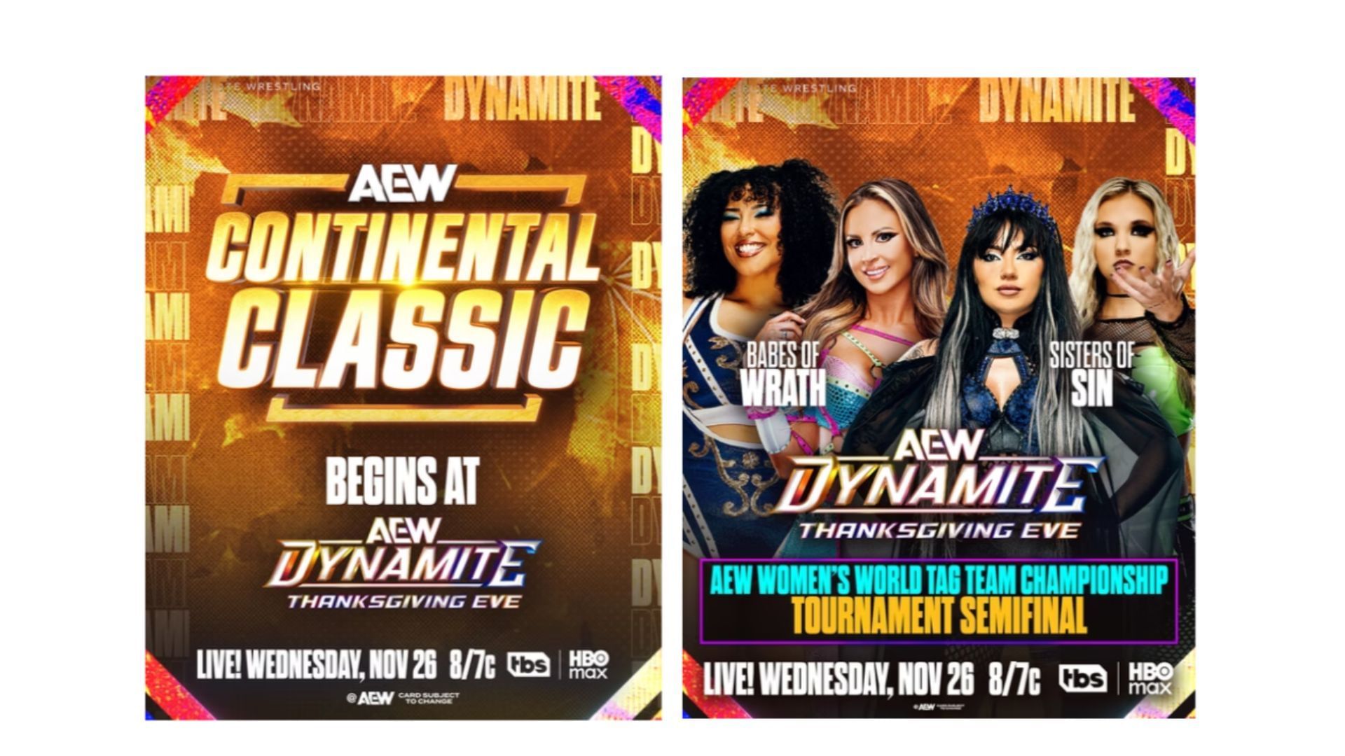 Announcements for Wednesday Night Dynamite [Source: allelitewrestling.com]