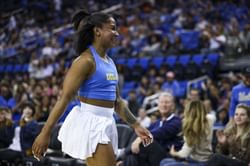 Jordan Chiles left impressed as her Dancing with the Stars' performance becomes newly wed couple's wedding special