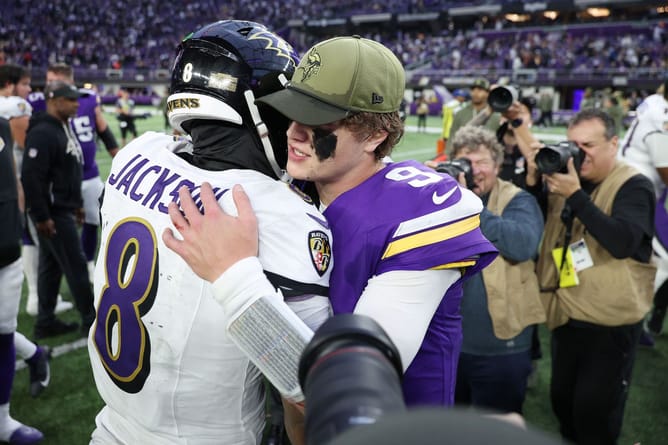 Fans roast Lamar Jackson in wild photoshop with J.J. McCarthy as Ravens QB's struggles come to limelight after loss to Bengals