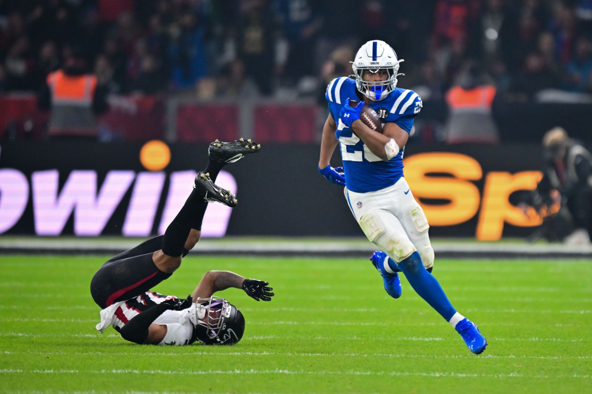 Jonathan Taylor at Indianapolis Colts - Atlanta Falcons - Source: Getty