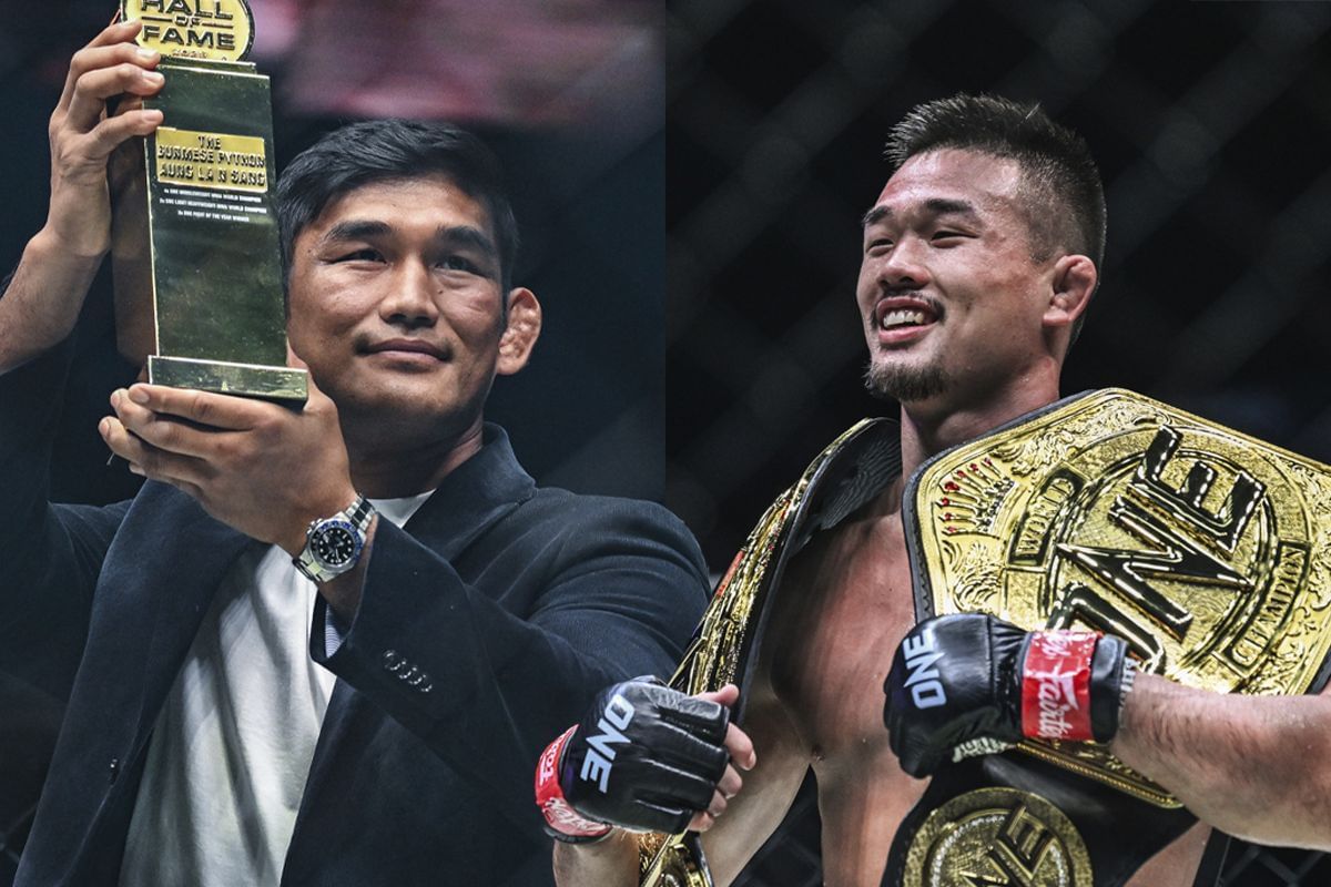 Aung La N Sang and Christian Lee (Image by ONE Championship)