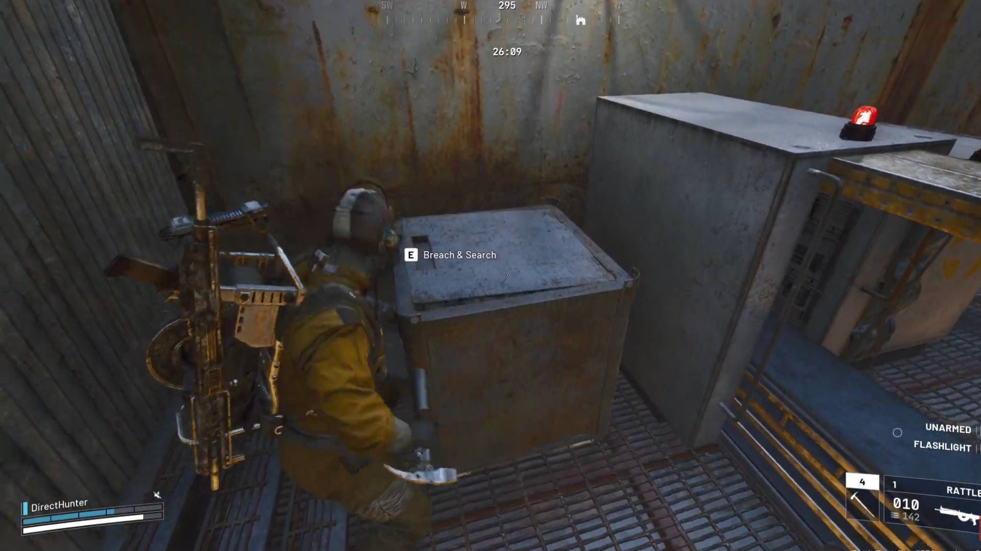 Search any five container to complete the mission (Image via Embark Studios || YouTube/Nickko Kimiko)