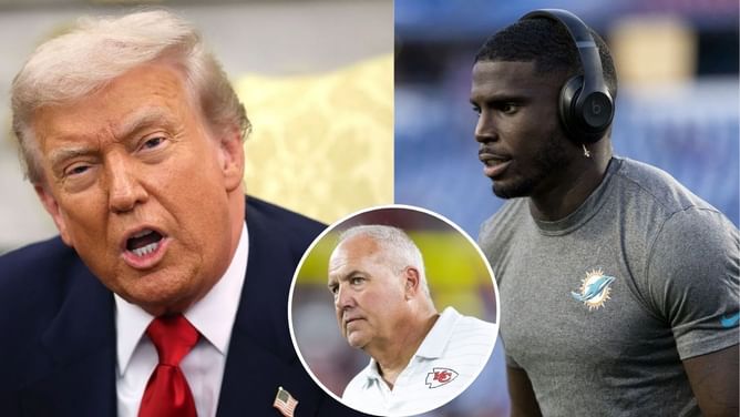 Tyreek Hill passes NSFW remark as Chiefs’ coach Dave Toub rips Donald Trump taking issue with NFL's kickoff rule