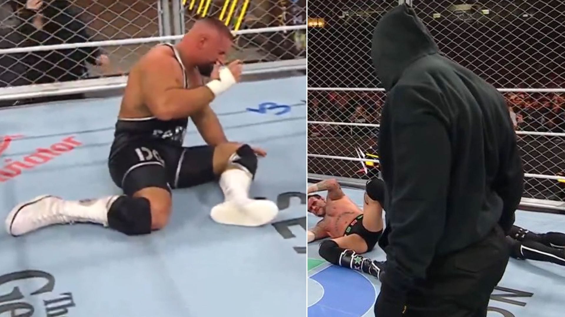 Bron Breakker suffered an injury scare at Survivor Series. [Image credits: Netflix.com]