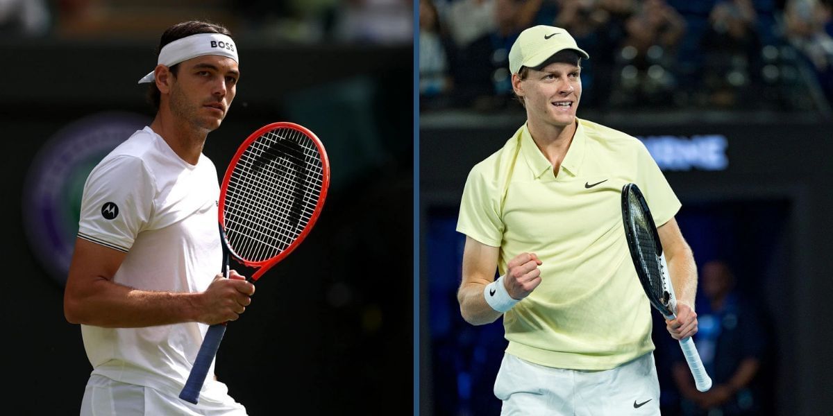 Taylor Fritz and Jannik Sinner will be in action on Day 2 of the ATP Finals 2025. (Photos: Getty)