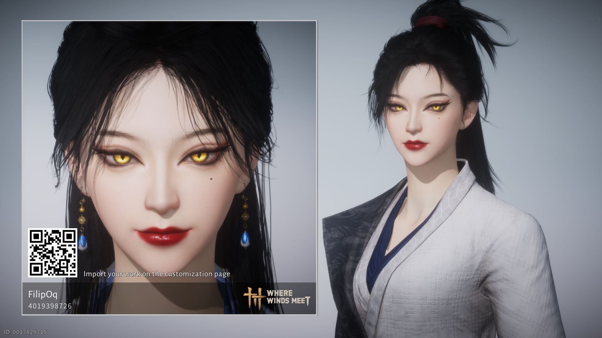 To use this character, copy and import its code (Image via Everstone Studios)