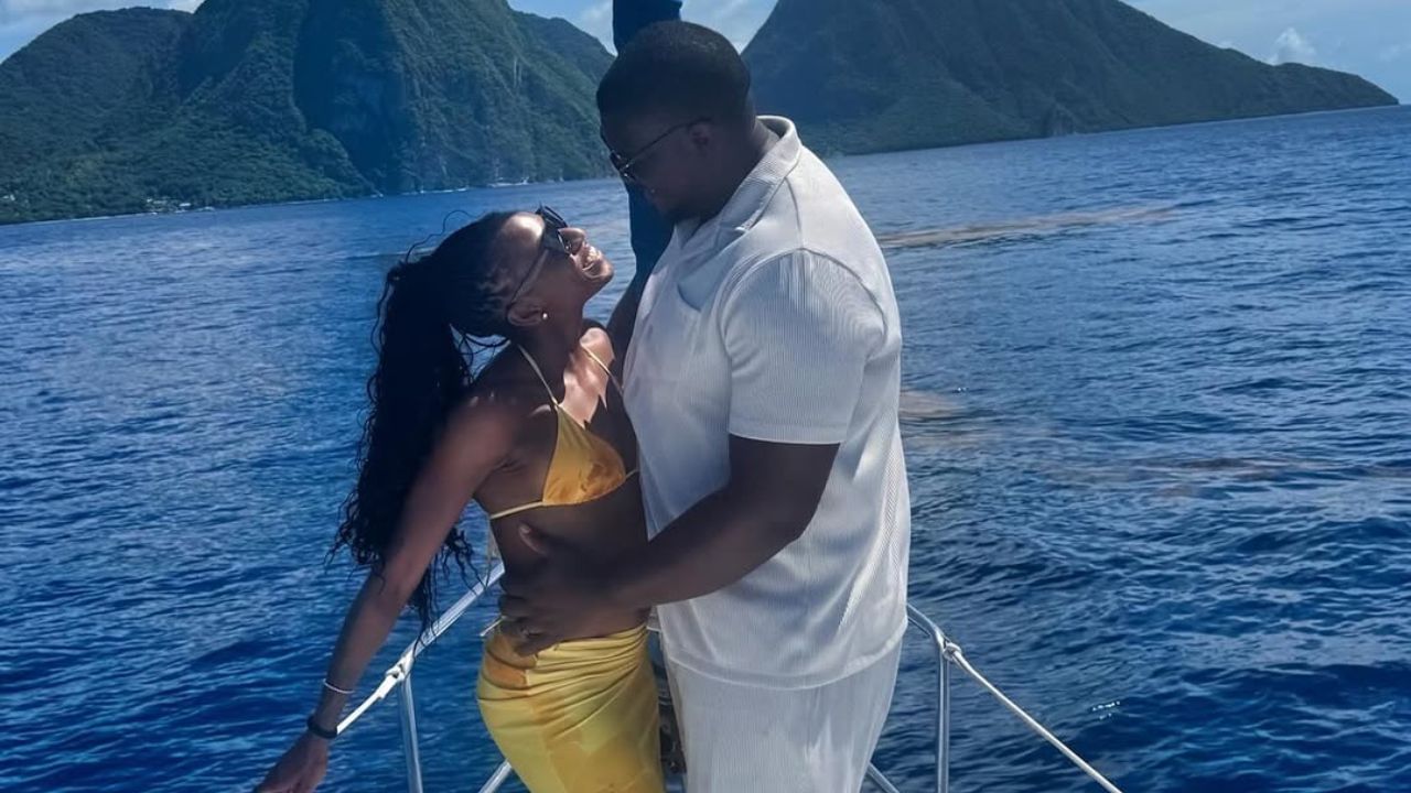 Melissa Jefferson-Wooden and her husband, Rolan Wooden - Source: Instagram