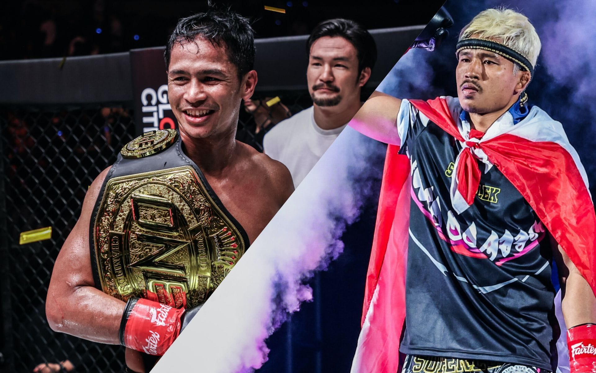 Superbon (L) and Superlek (R) | Image by ONE Championship