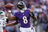 Lamar Jackson at New York Jets v Baltimore Ravens - Source: Getty