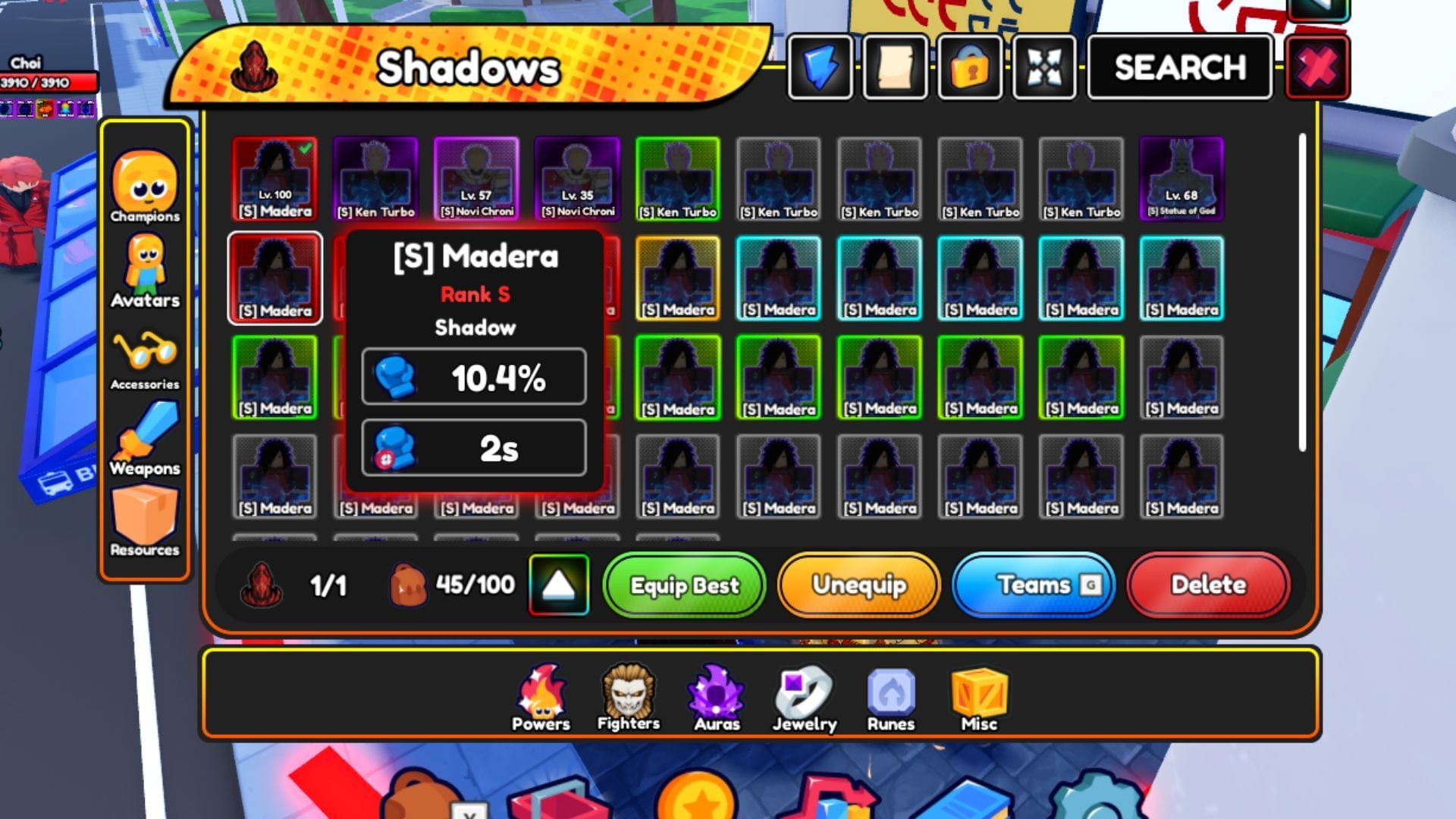 Tiene v hre (obrázok cez Roblox)