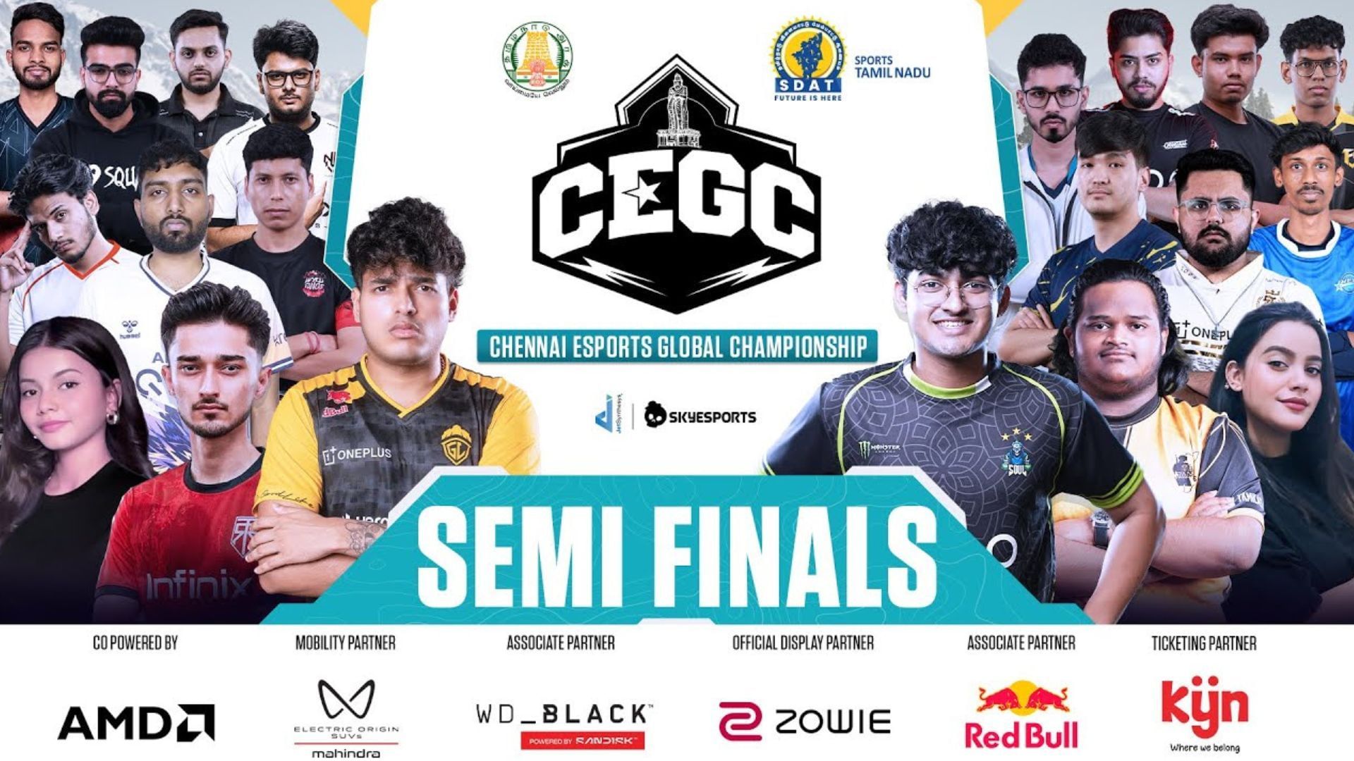 CEGC 2025 Semifinals begins on November 4 (Image via YouTube/Skyesports)