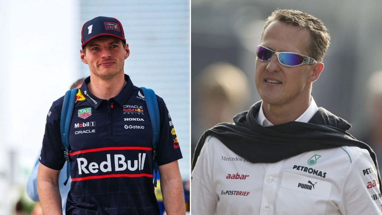 In Picture: Max Verstappen and Michael Schumacher (from Left). Credit: Getty Images