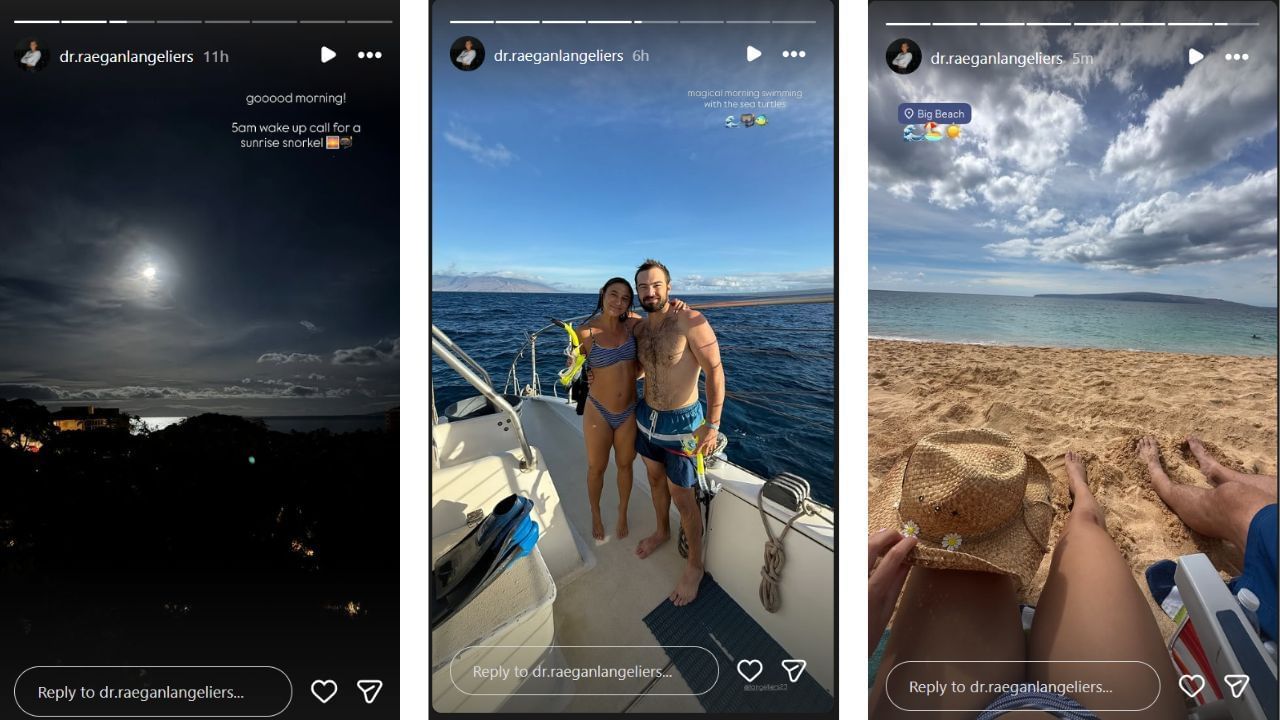 Raegan&#039;s Instagram story