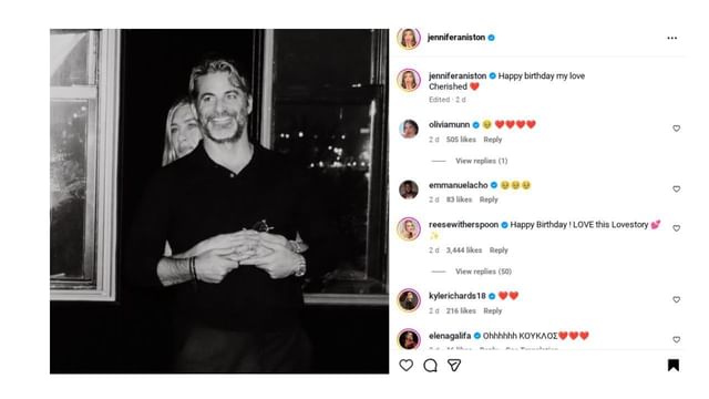 Screenshot of Emmanuel Acho&#039;s comment [Source: (Via Instagram/ @jenniferaniston)]