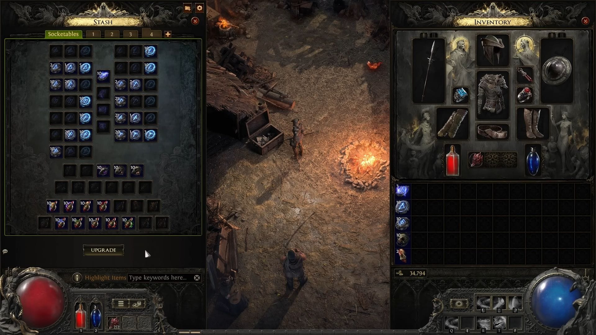 Stará karta Socketable v PoE 2 (obrázek přes GGG)