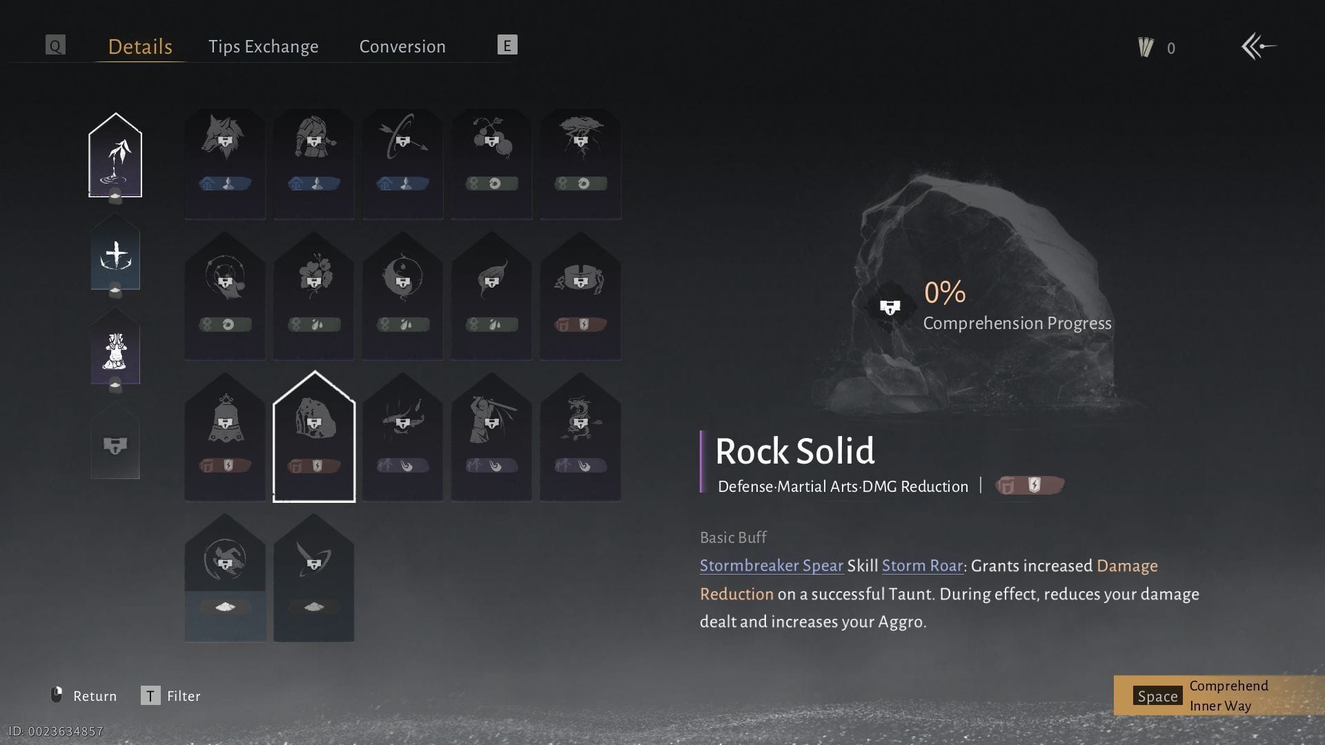 Upgrade the Rock Solid Inner Way to unlock more effects (Image via NetEase Games)