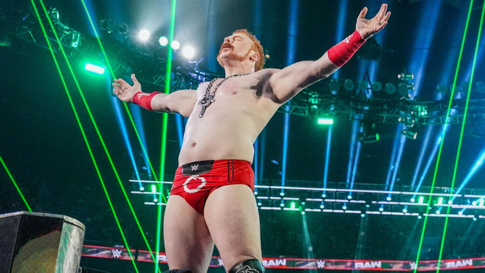 Sheamus on RAW (Picture credits: WWE.com)