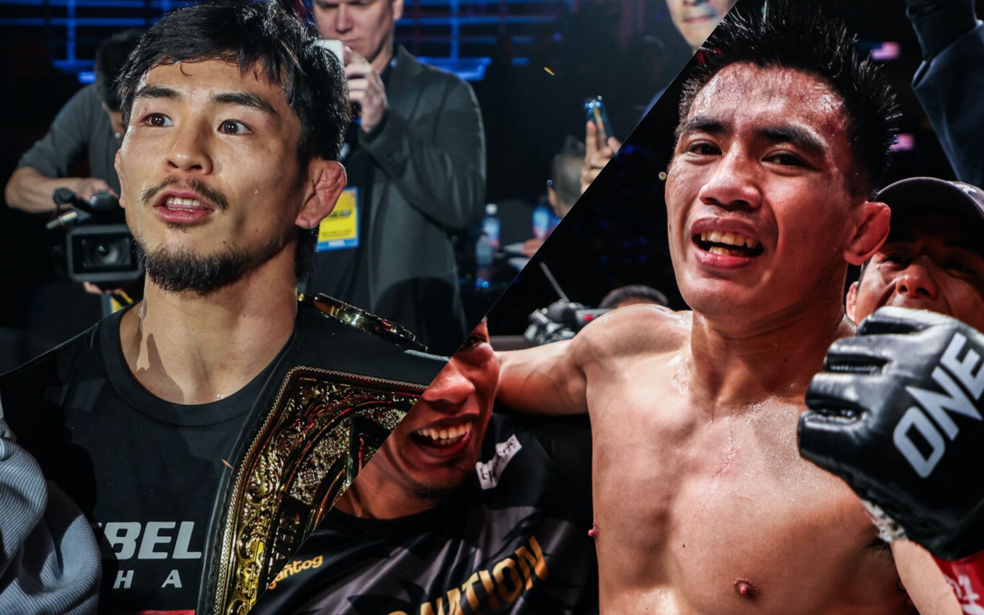Yuya Wakamatsu (L) and Joshua Pacio (R) | Photo by ONE Championship