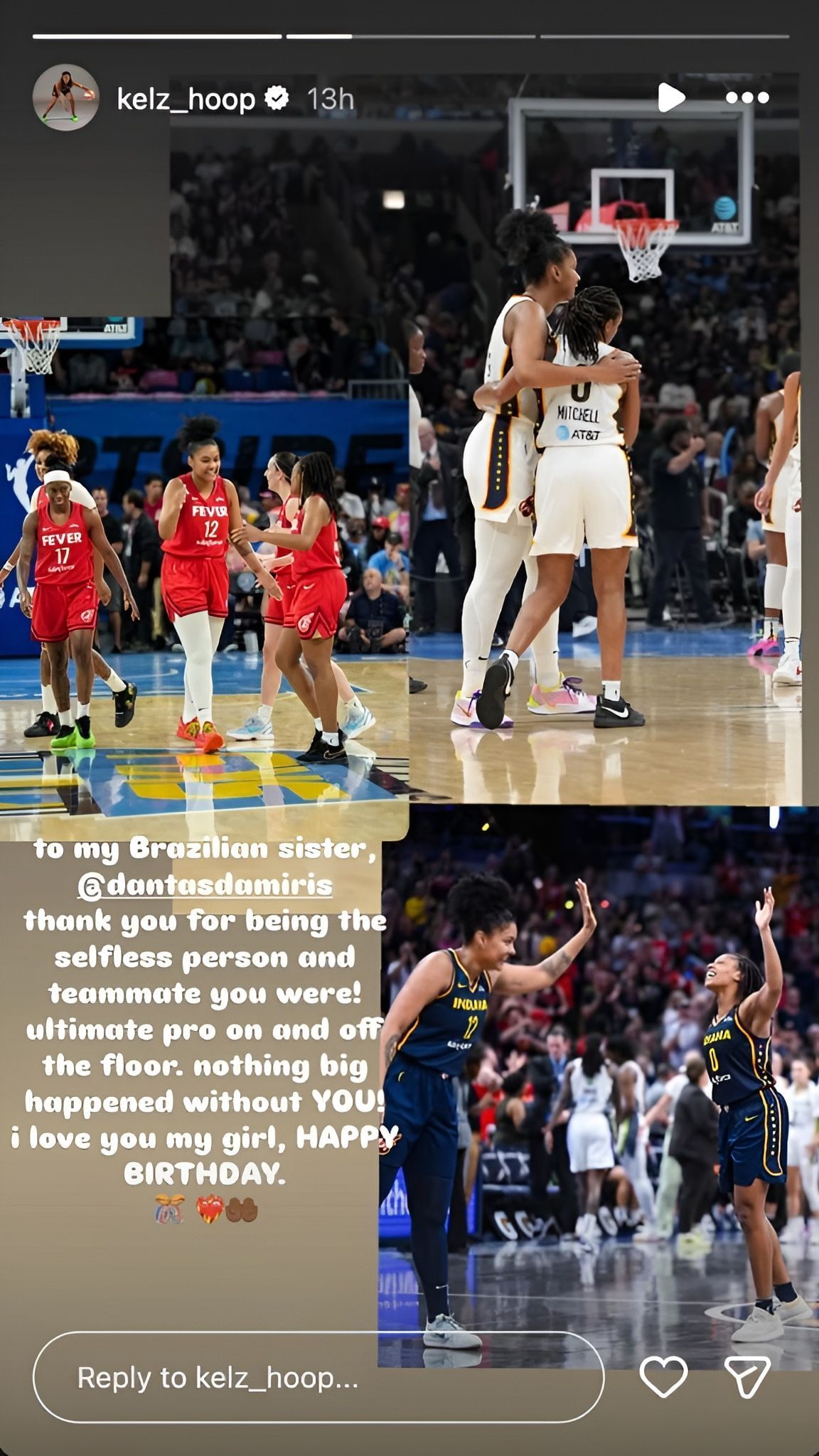 Kelsey Mitchell&#039;s IG story