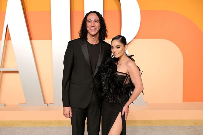 Cole Tucker’s wife Vanessa Hudgens shows off baby bump amid gorgeous backdrop in a flowy skirt and chic top