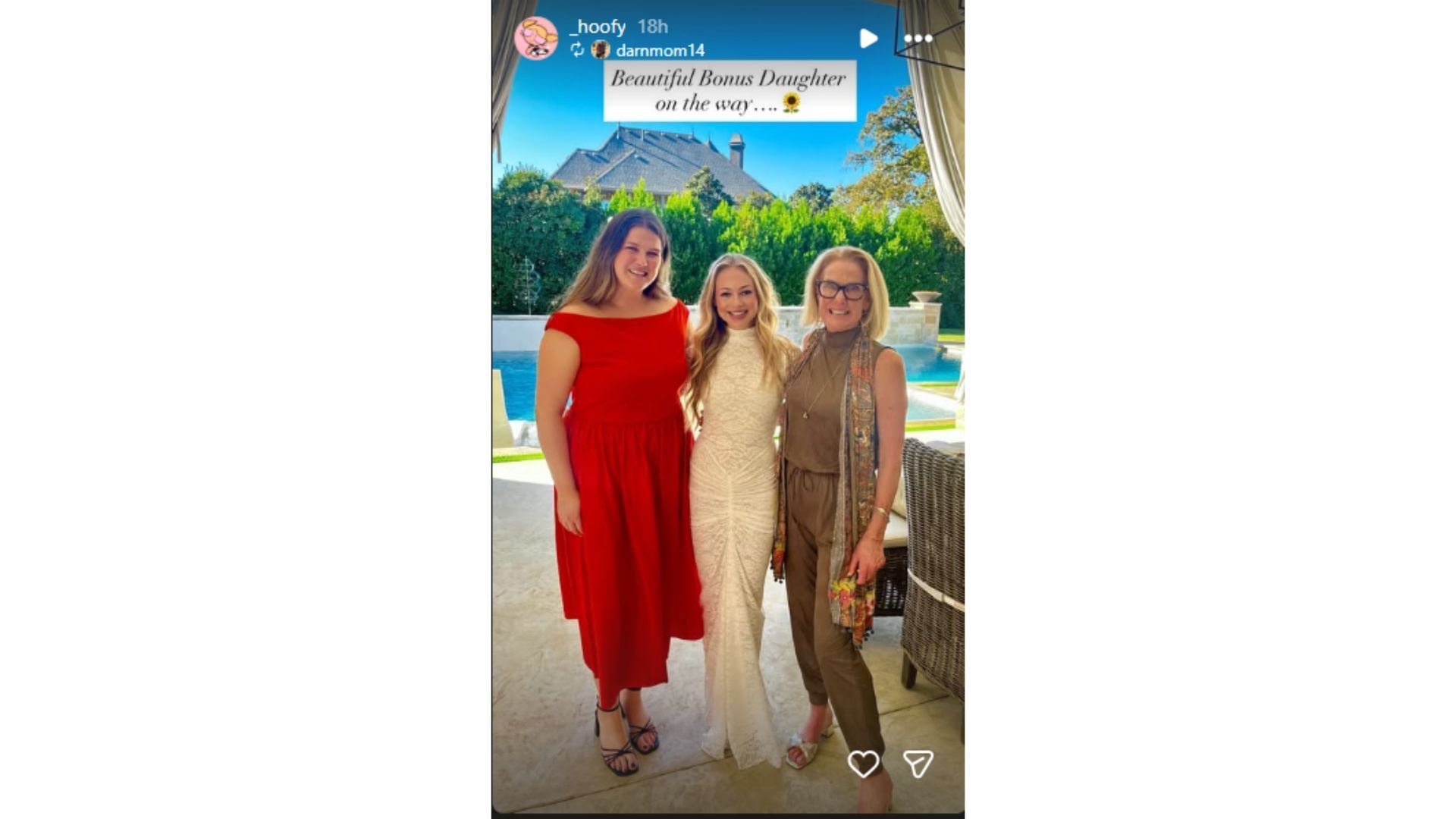 Katie Hoofnagle and Chris Darnold at the bridal shower. (Credit: @_hoofy)