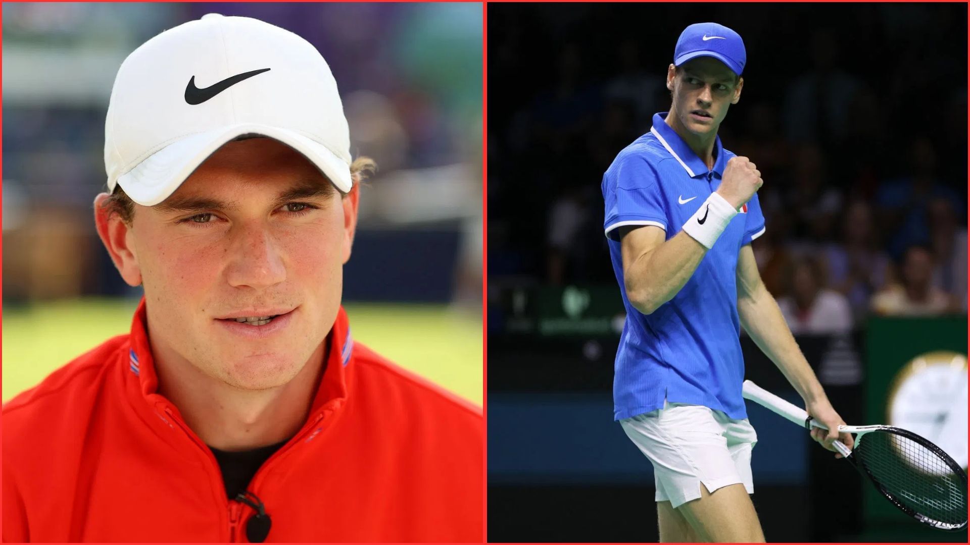 Jack Draper (L) Jannik Sinner (R) | Getty