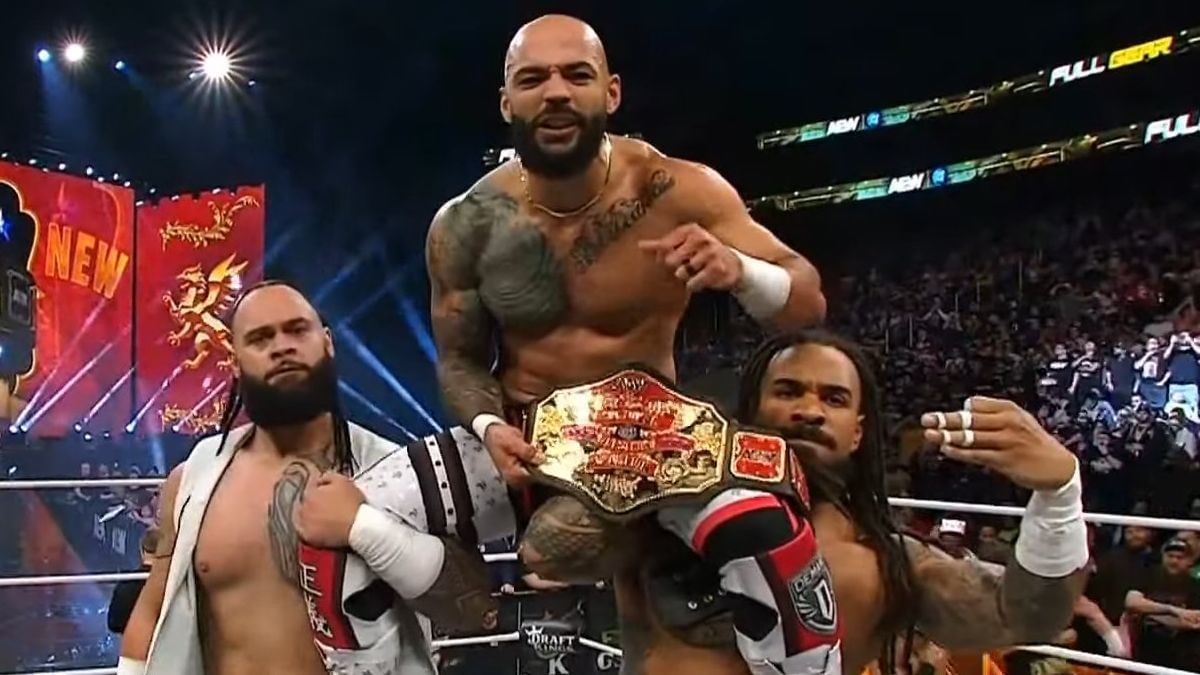 Ricochet at AEW Full Gear 2025 (Image via Triller TV