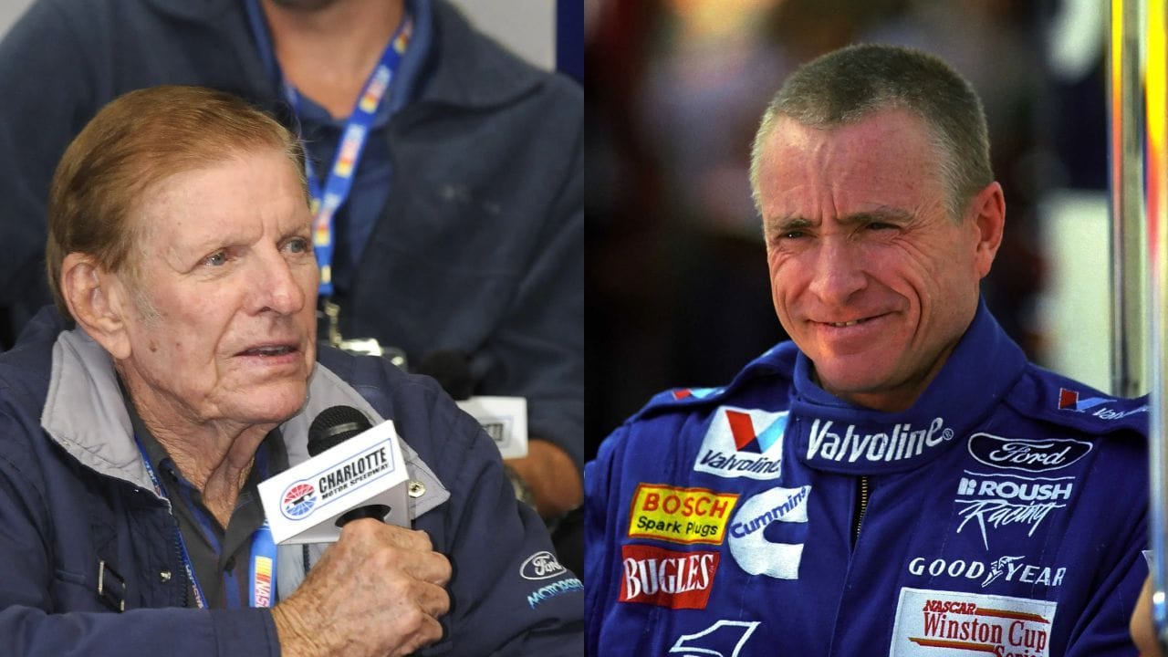 Bud Moore (left) and Mark Martin (right). Images via Imagn.