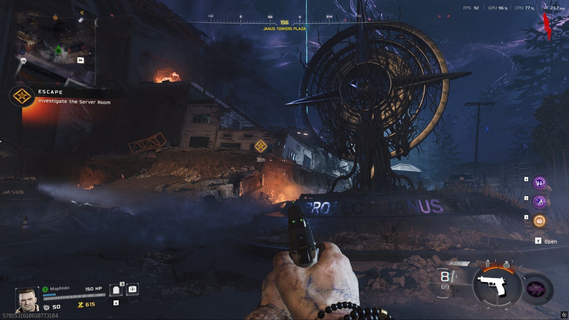 Head to the Server room in Black Ops 7 Zombies Ashes of the Damned (Image via Activision)