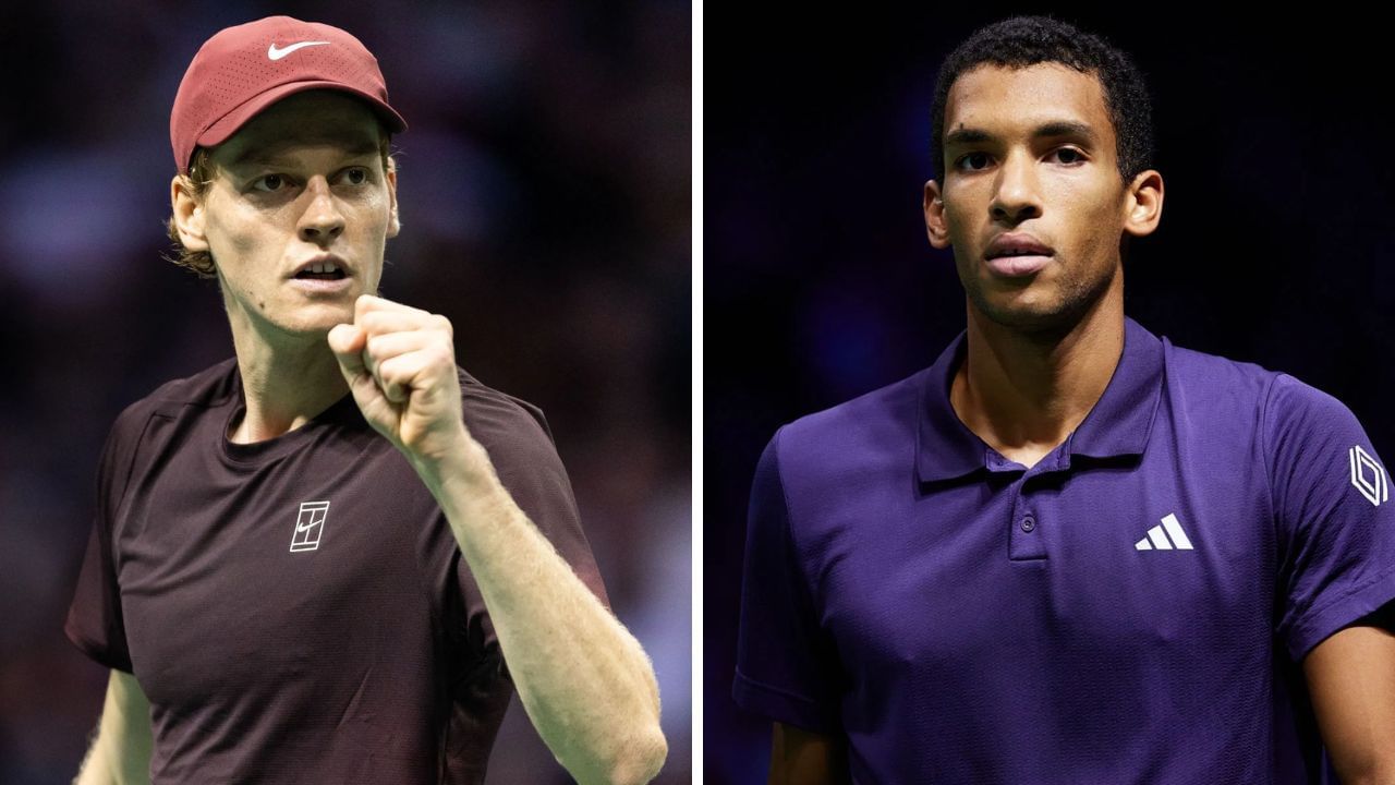 Jannik Sinner Felix Auger-Aliassime Paris Masters