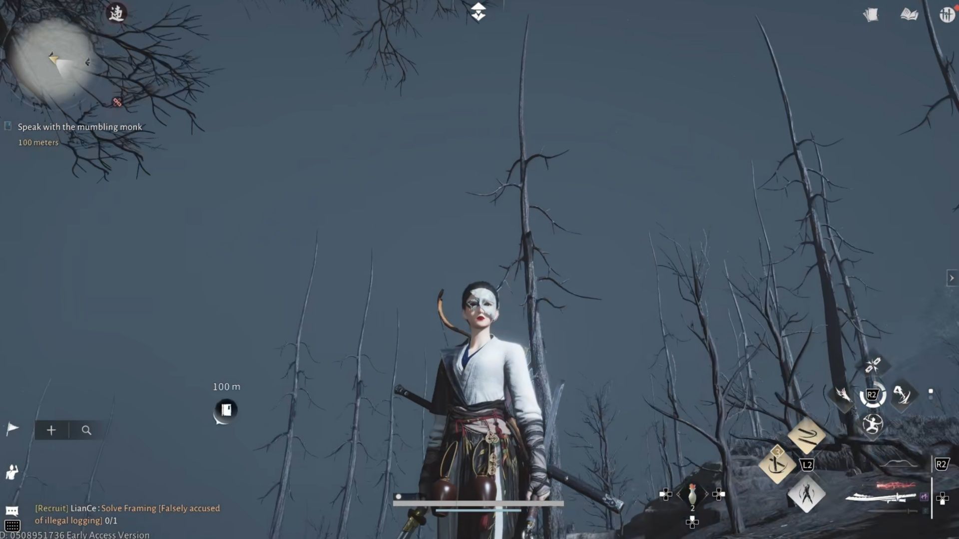 Where Winds Meet Ruins of a Thousand Buddhas side quest